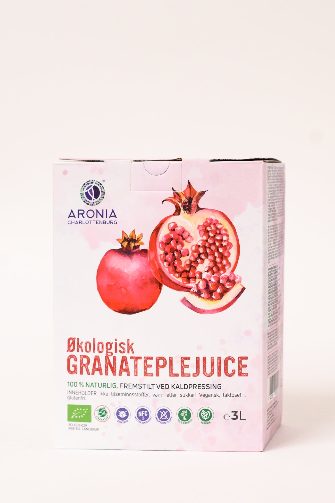 Granateple Økologisk Juice 3 Liter