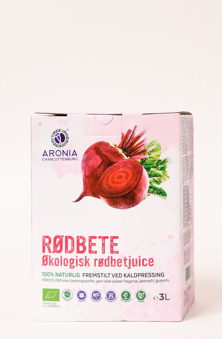 Rødbete Økologisk Juice 3 Liter