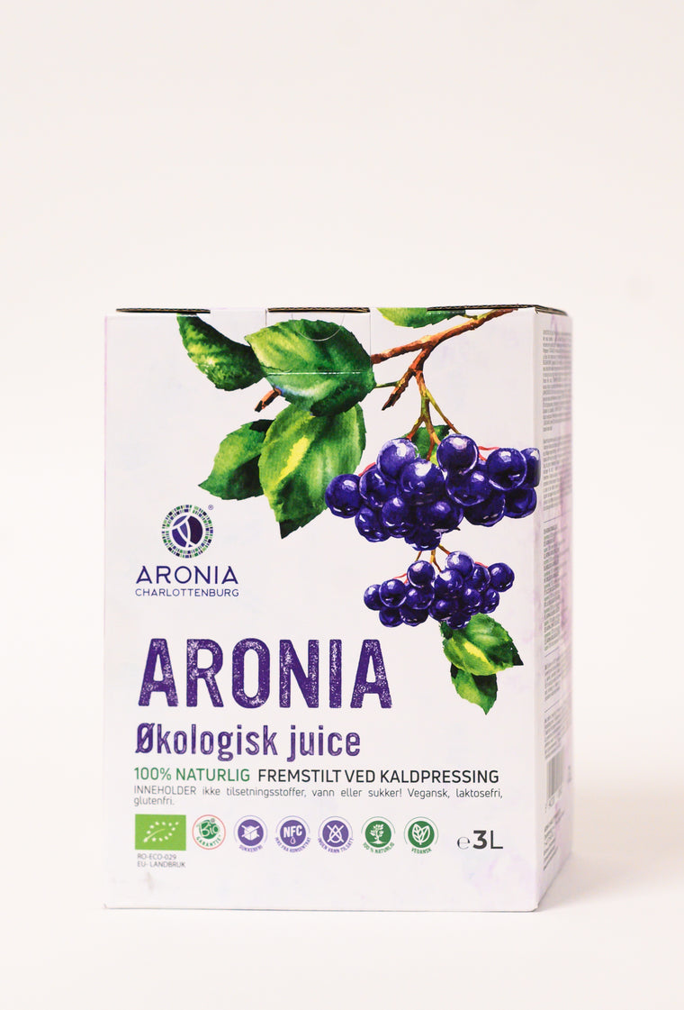 Aronia Økologisk Juice 3 Liter