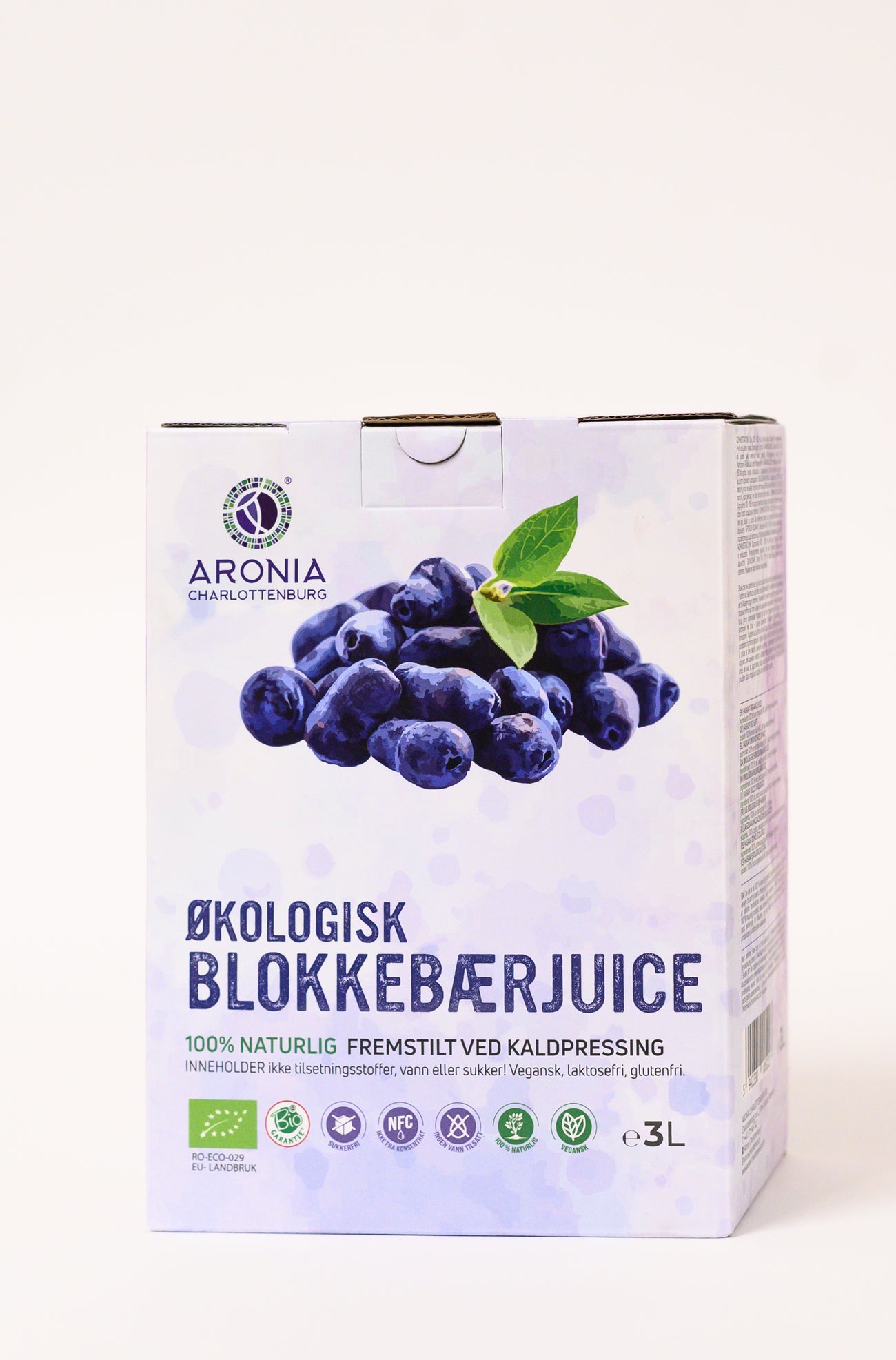 Sibirsk Blåbær Økologisk Juice 3 Liter