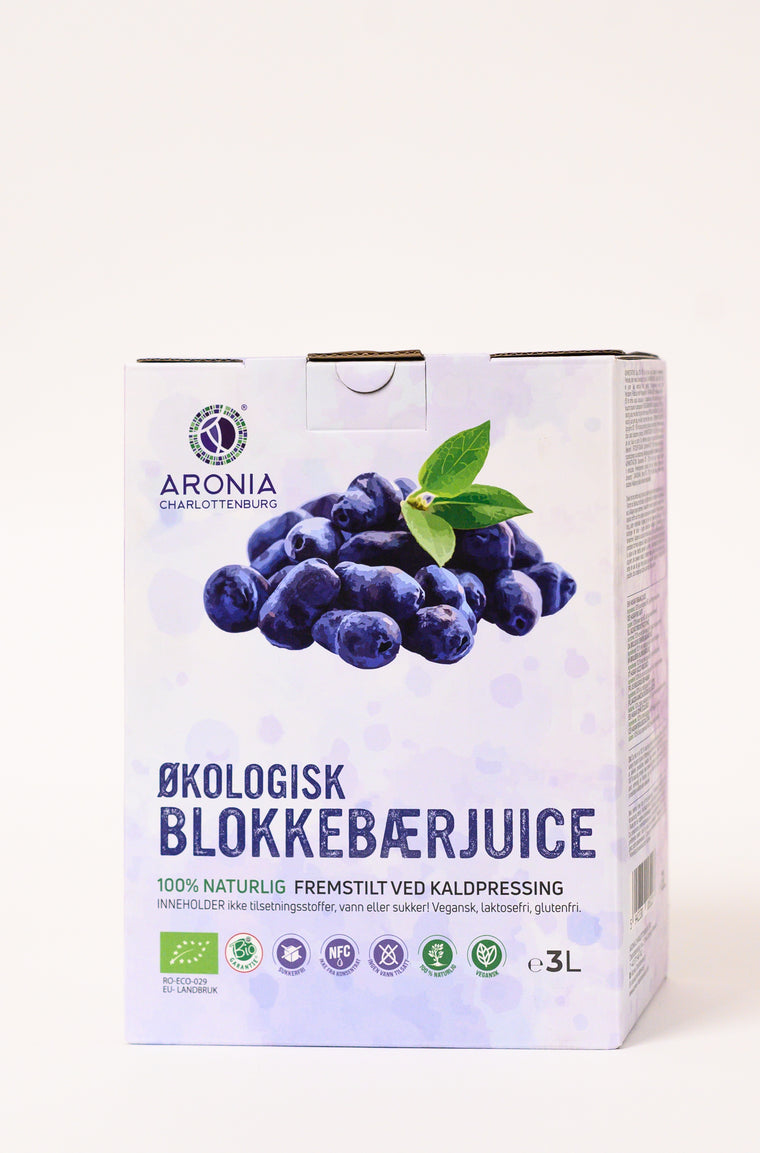 Sibirsk Blåbær Økologisk Juice 3 Liter
