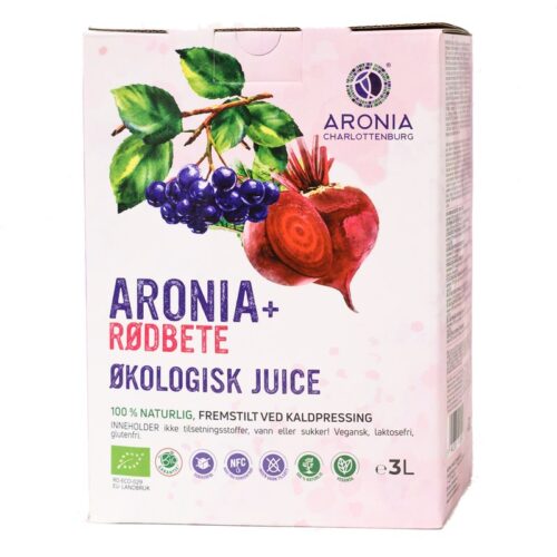 ARONIA + RØDBETE ØKOLOGISK JUICE