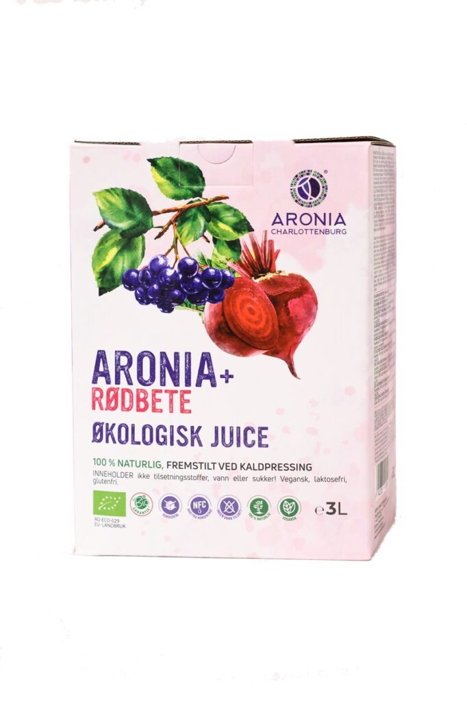 ARONIA + RØDBETE ØKOLOGISK JUICE