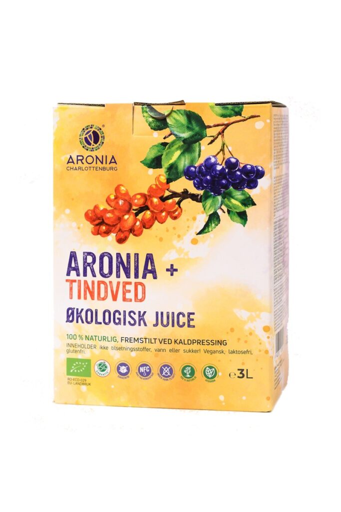 ARONIA + TINDVED ØKOLOGISK JUICE